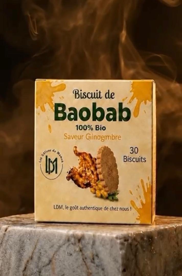 Biscuit de baobab saveur gingembre